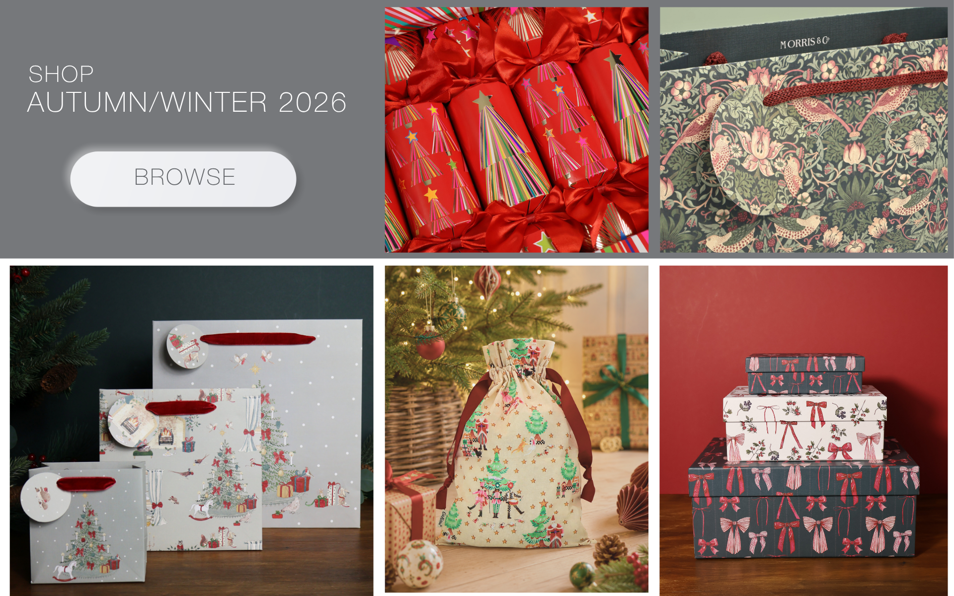 Browse our Christmas Autumn Winter 2026 Collection